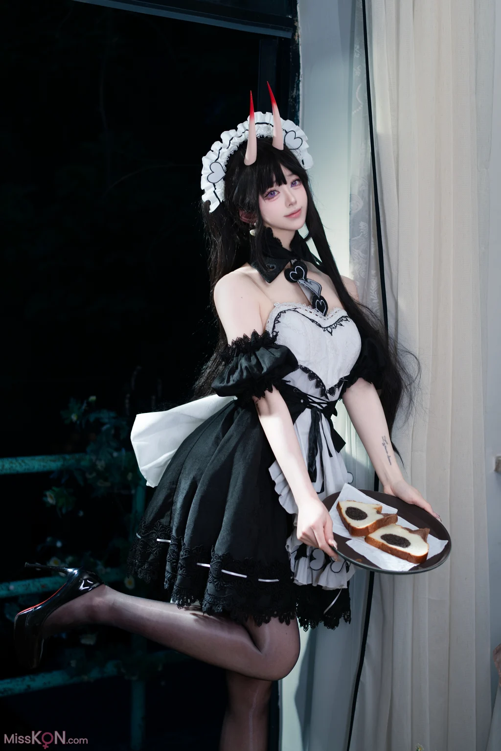 Coser@前野太太: 碧蓝航线 能代 女仆 18 Coser@前野太太: 碧蓝航线 能代 女仆