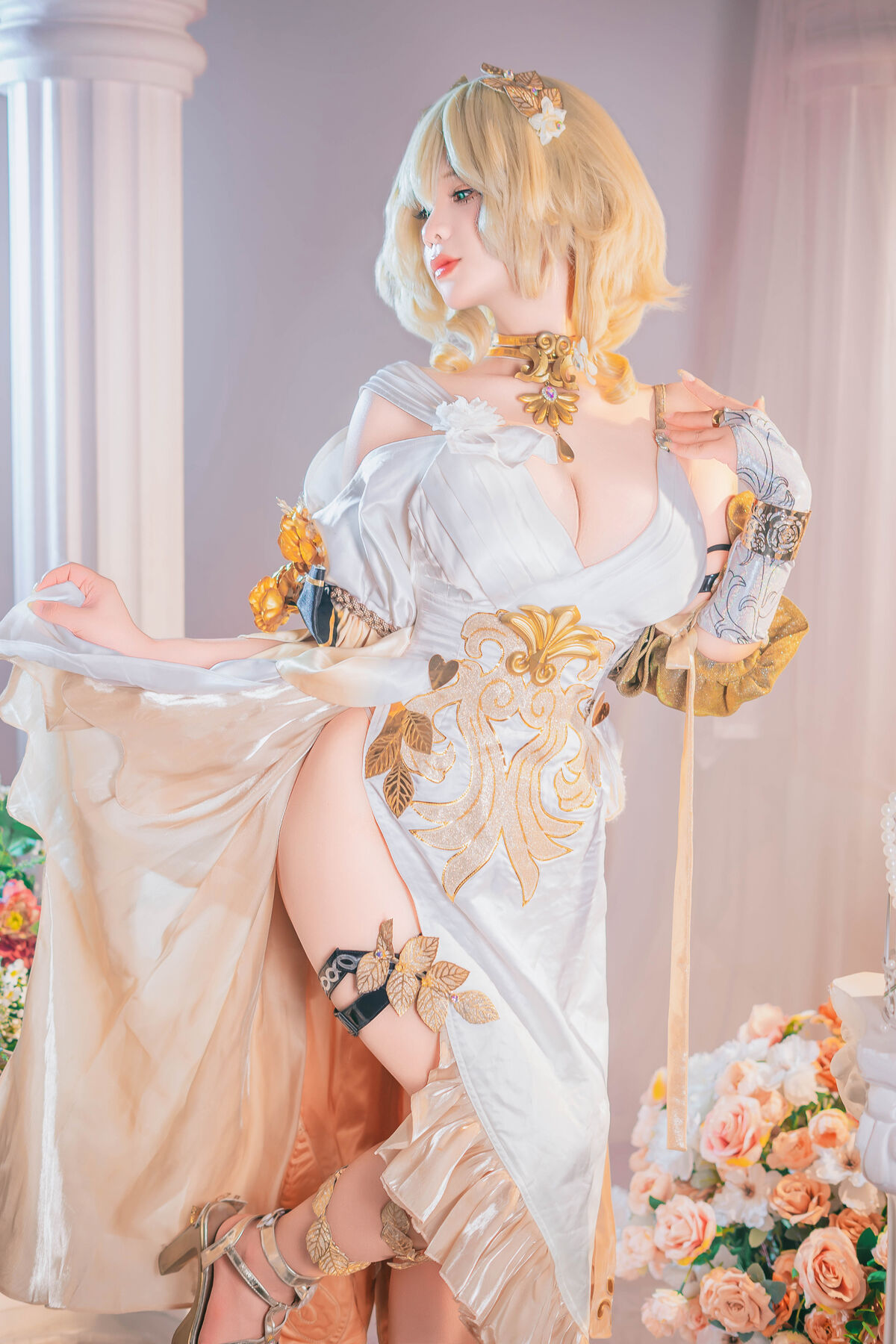 Coser@Pyon - Pyoncos ピオン Aglaea HonkaiStar Rail 崩铁 阿格莱雅 Part02 37 Coser@Pyon - Pyoncos ピオン Aglaea HonkaiStar Rail 崩铁 阿格莱雅 Part02