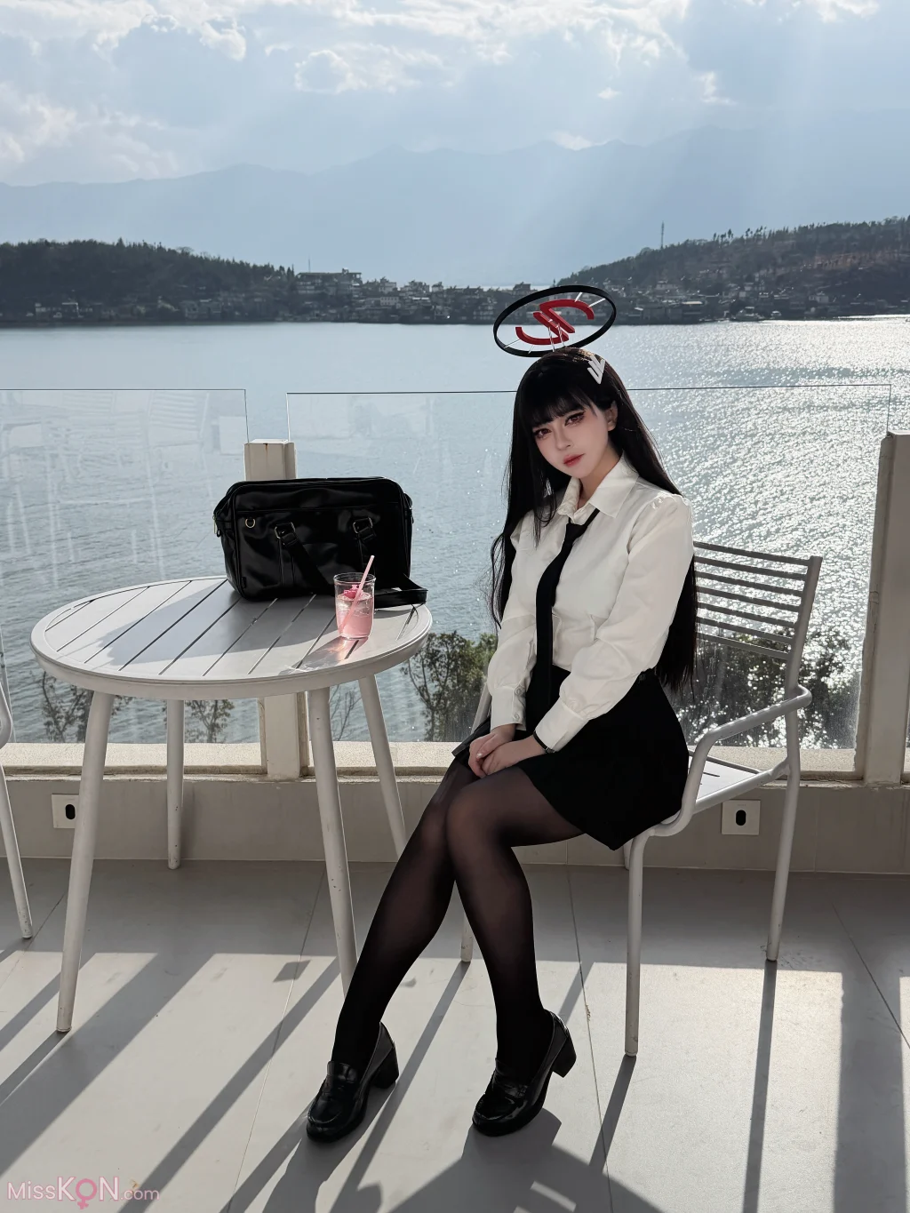 Coser@半半子: 蔚蓝档案 调月莉音 制服+竞泳 15 Coser@半半子: 蔚蓝档案 调月莉音 制服+竞泳