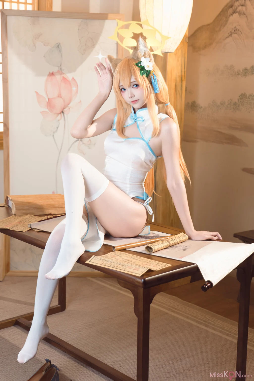 Coser@艾西aiwest: 蔚蓝档案 伊落玛丽旗袍 18 Coser@艾西aiwest: 蔚蓝档案 伊落玛丽旗袍
