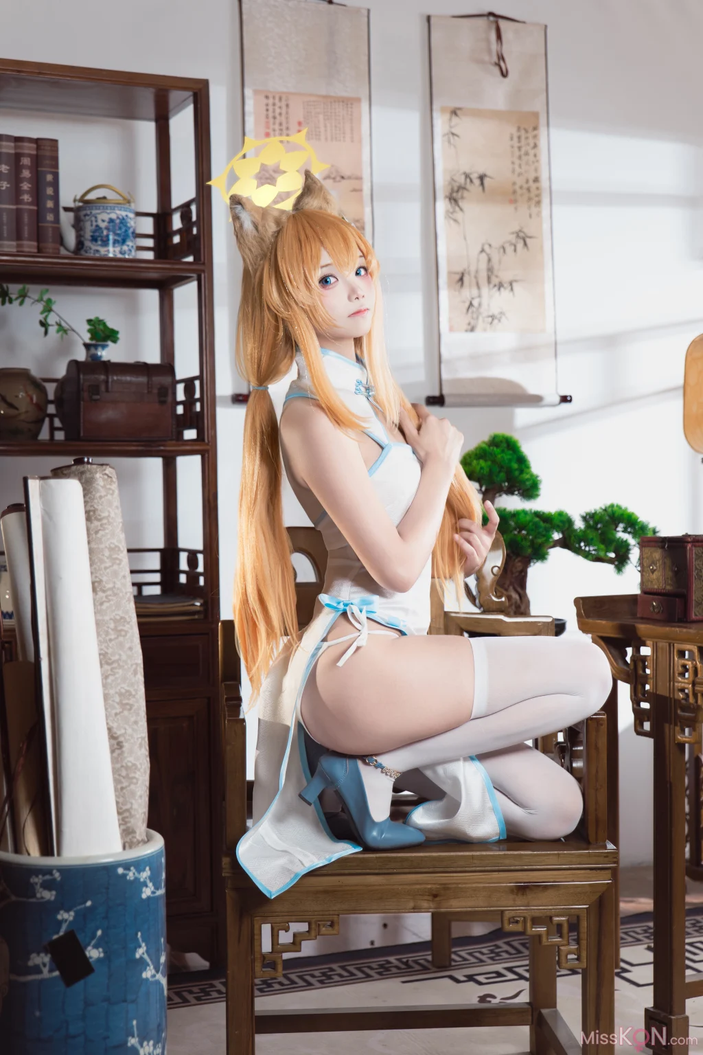 Coser@艾西aiwest: 蔚蓝档案 伊落玛丽旗袍 19 Coser@艾西aiwest: 蔚蓝档案 伊落玛丽旗袍