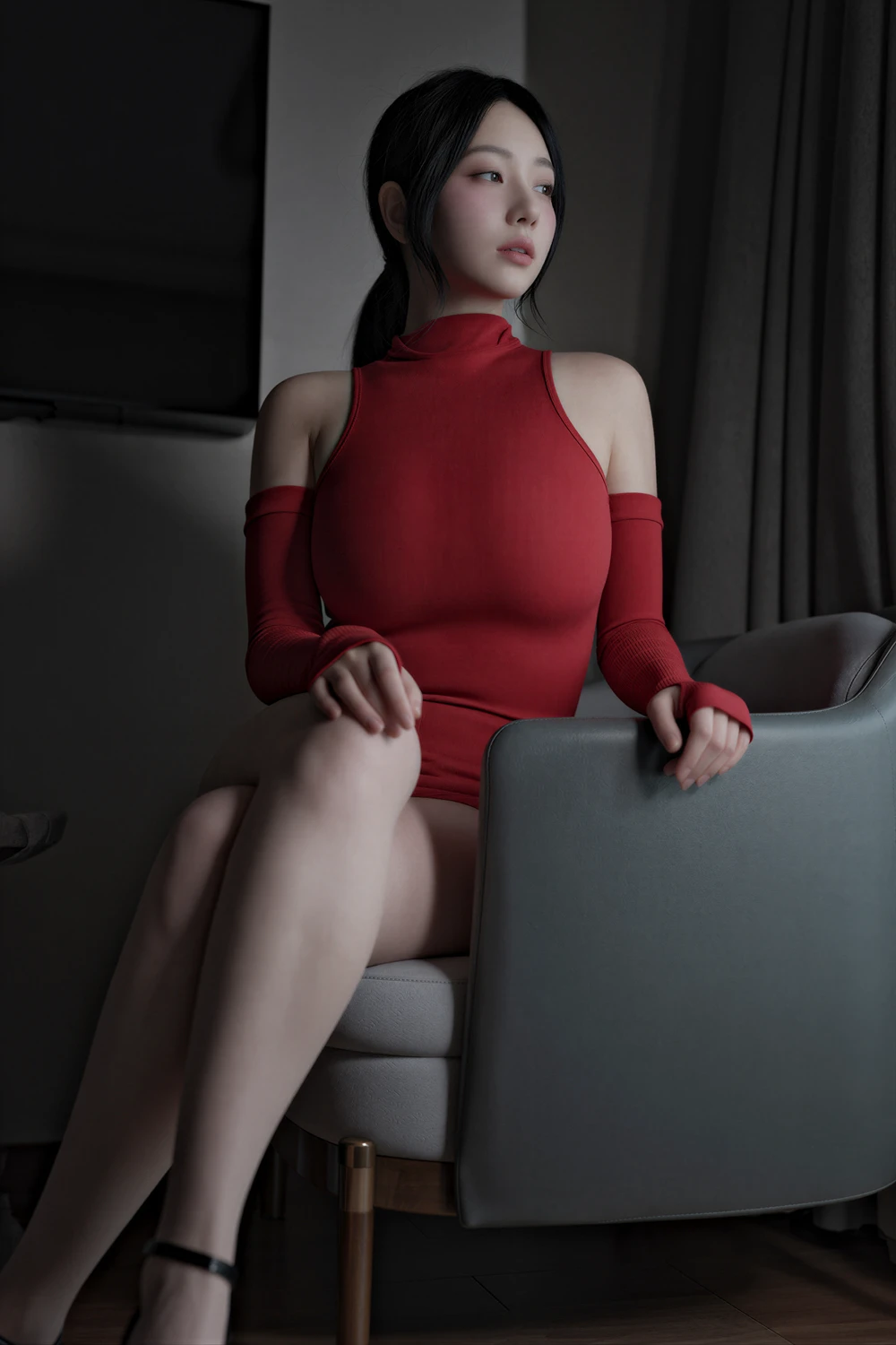 Suji 수지 – X-LEVEL Vol.82 「Meshed RED」 – Everia.club 15 Suji 수지 – X-LEVEL Vol.82 「Meshed RED」 – Everia.club