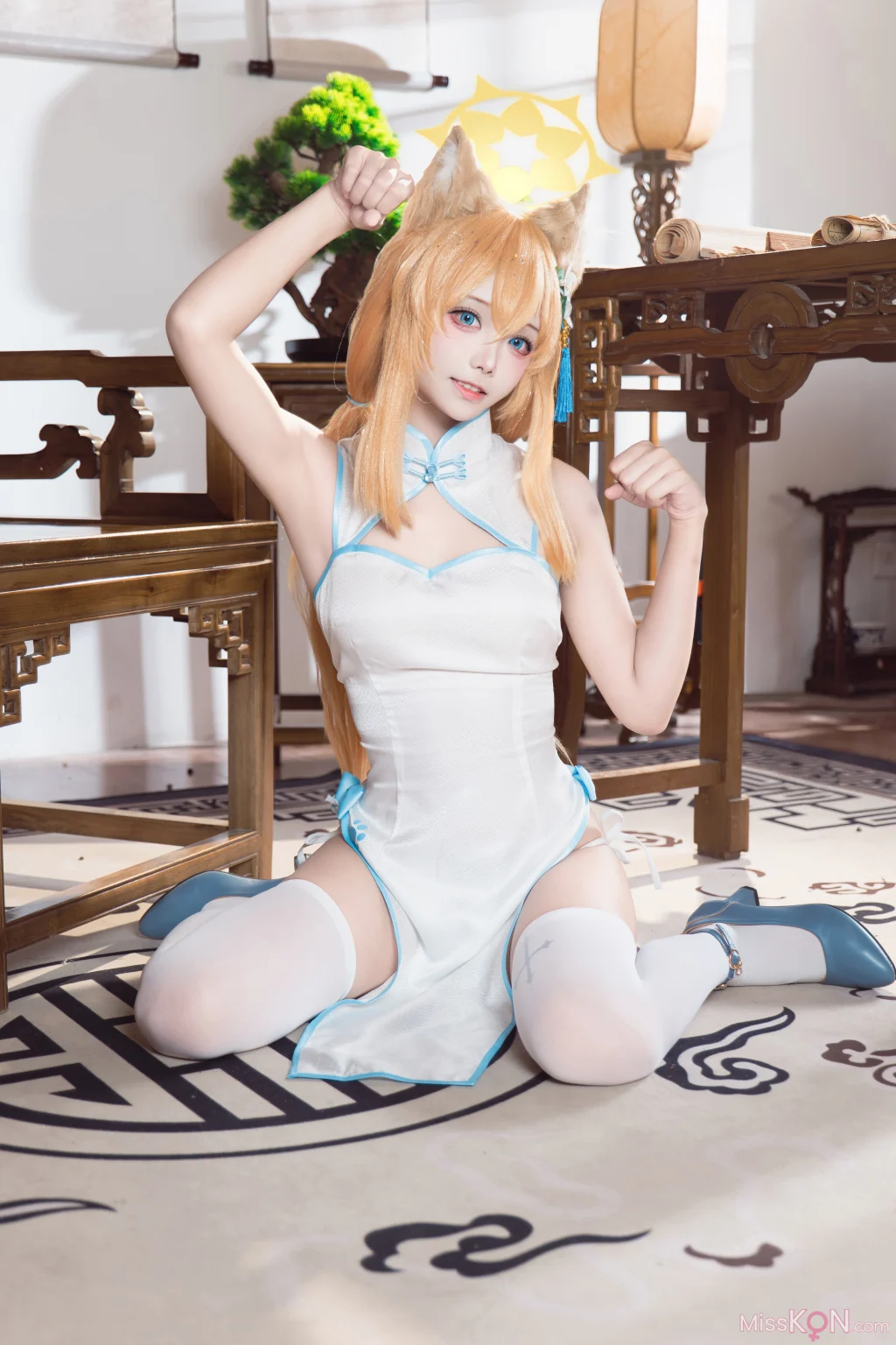Coser@艾西aiwest: 蔚蓝档案 伊落玛丽旗袍 20 Coser@艾西aiwest: 蔚蓝档案 伊落玛丽旗袍