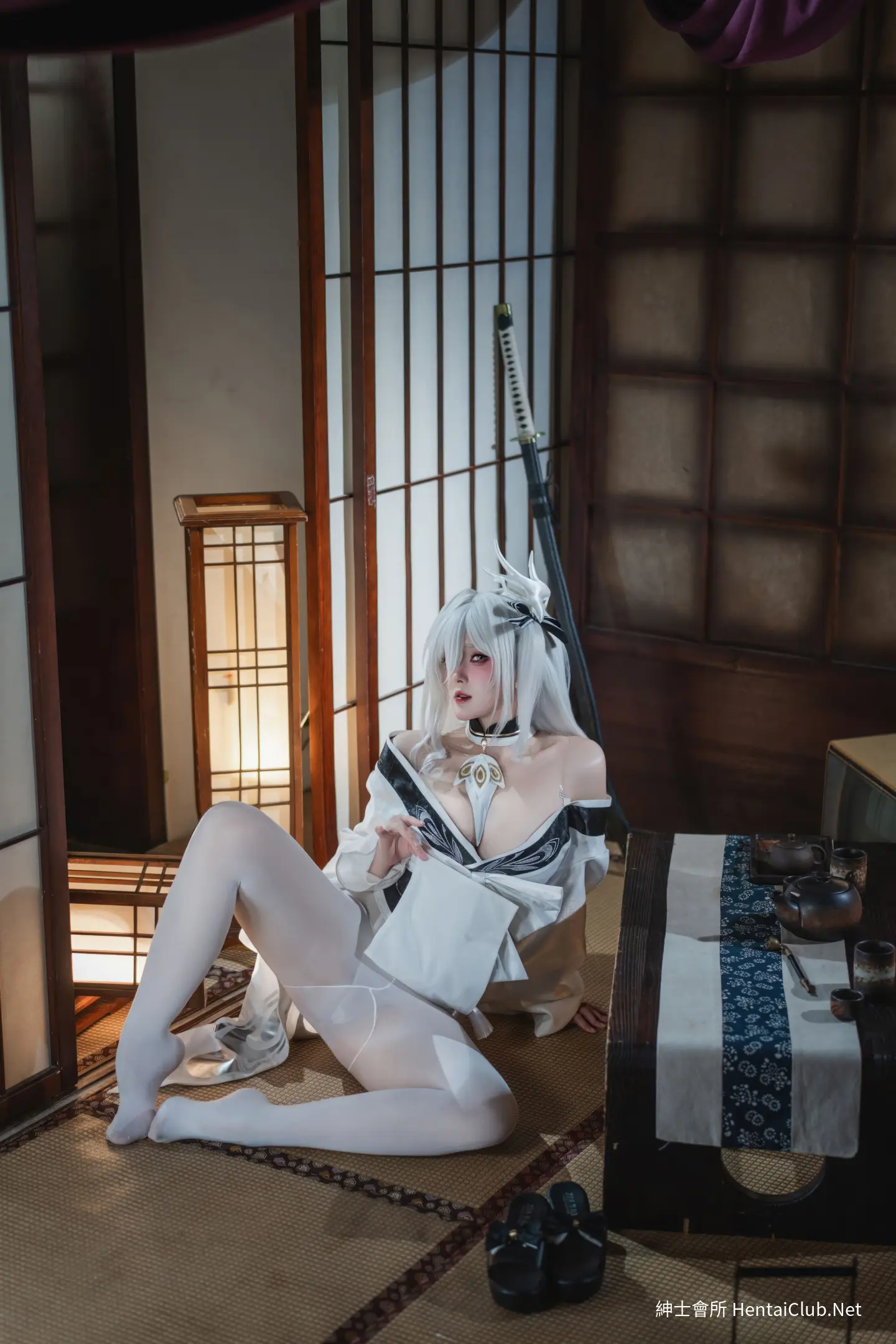 Natsuko夏夏子 碧蓝航线 白凤和服 66 Natsuko夏夏子 碧蓝航线 白凤和服