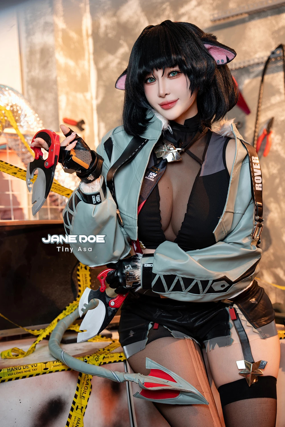 Cosplay Tiny Asa – Jane Doe Zenless Zone Zero 绝区零 简·杜 14 Cosplay Tiny Asa – Jane Doe Zenless Zone Zero 绝区零 简·杜