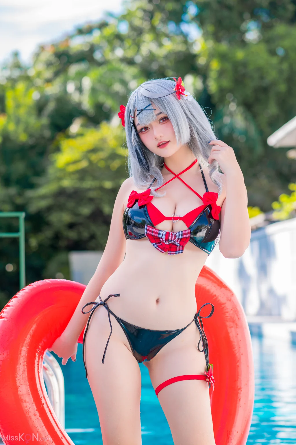 Coser@Xiaoyukiko小鱼: 沙花叉库洛艾 水着 20 Coser@Xiaoyukiko小鱼: 沙花叉库洛艾 水着