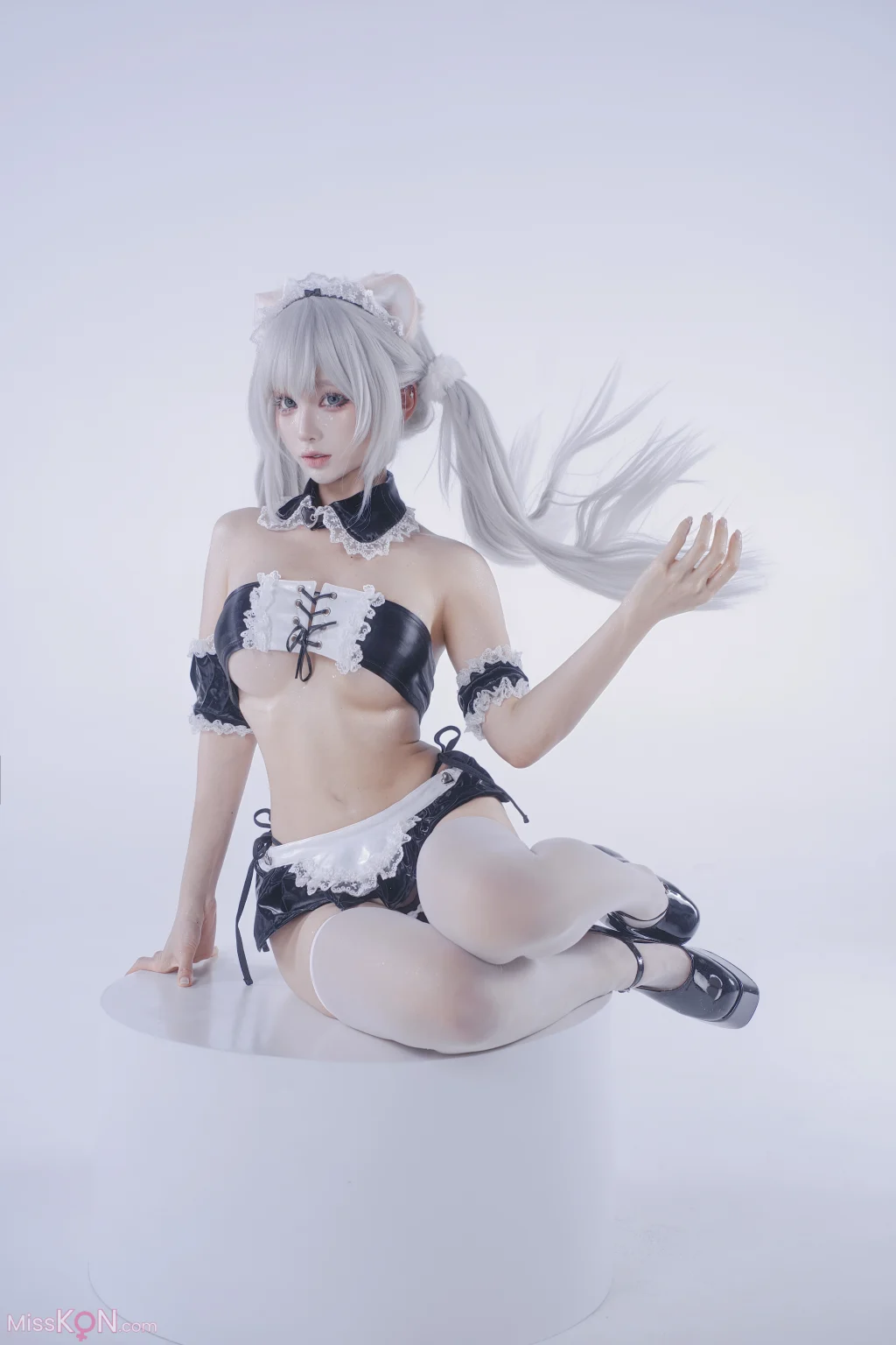 Coser@蠢沫沫 (chunmomo): 白发粉猫