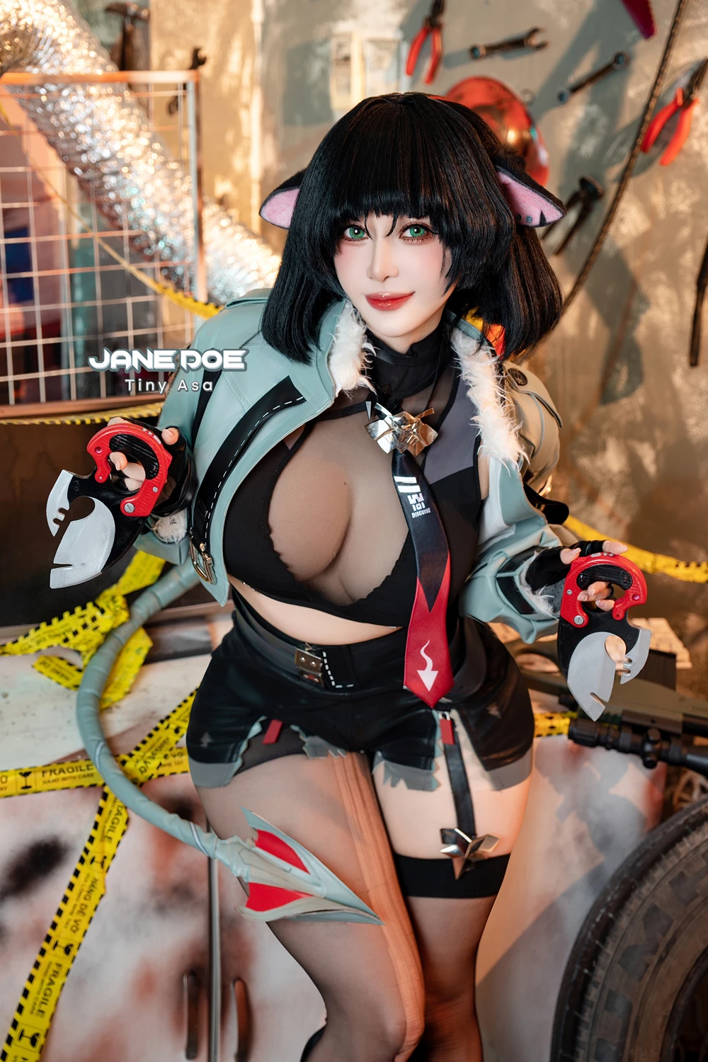 Cosplay Tiny Asa – Jane Doe Zenless Zone Zero 绝区零 简·杜 16 Cosplay Tiny Asa – Jane Doe Zenless Zone Zero 绝区零 简·杜