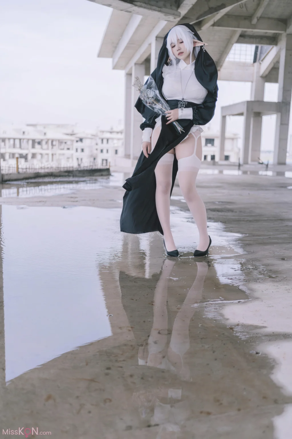 Coser@阿半今天很开心: 精灵修女 18 Coser@阿半今天很开心: 精灵修女