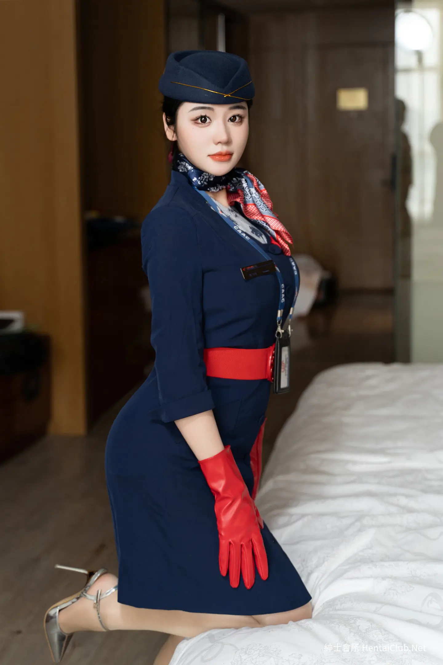 汐汐爱吃草莓 青花空姐制服 59 汐汐爱吃草莓 青花空姐制服