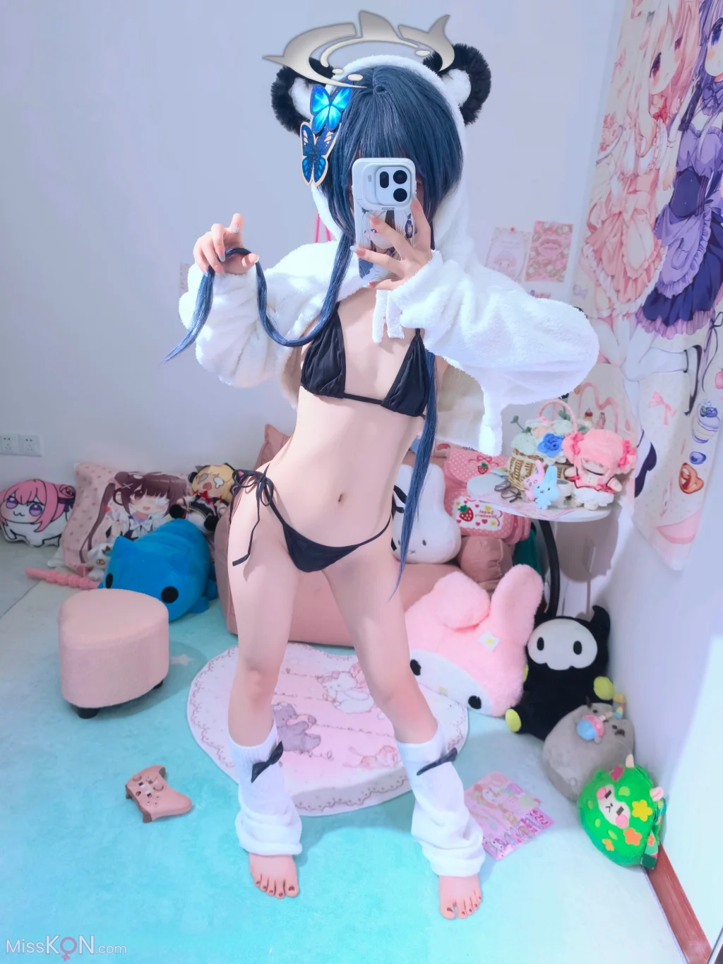 Coser@染三ran3: 蔚蓝档案-龙华妃咲 小熊猫