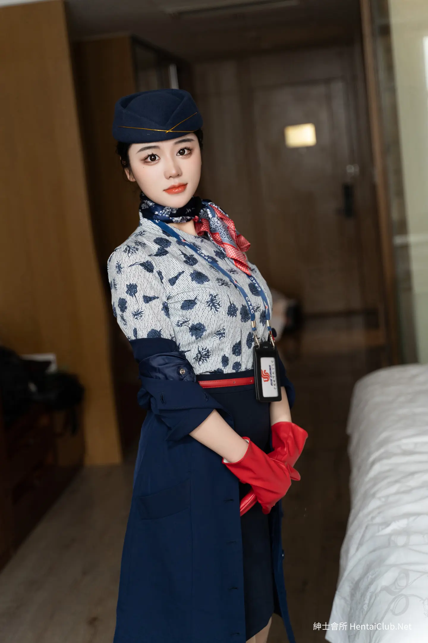 汐汐爱吃草莓 青花空姐制服 61 汐汐爱吃草莓 青花空姐制服