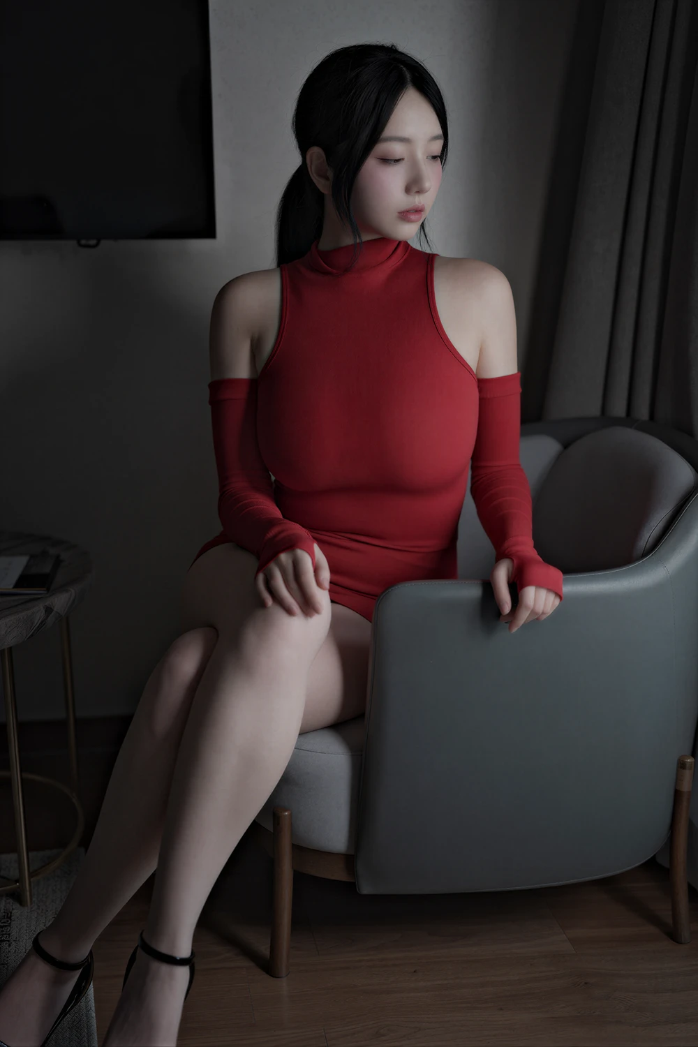 Suji 수지 – X-LEVEL Vol.82 「Meshed RED」 – Everia.club 17 Suji 수지 – X-LEVEL Vol.82 「Meshed RED」 – Everia.club