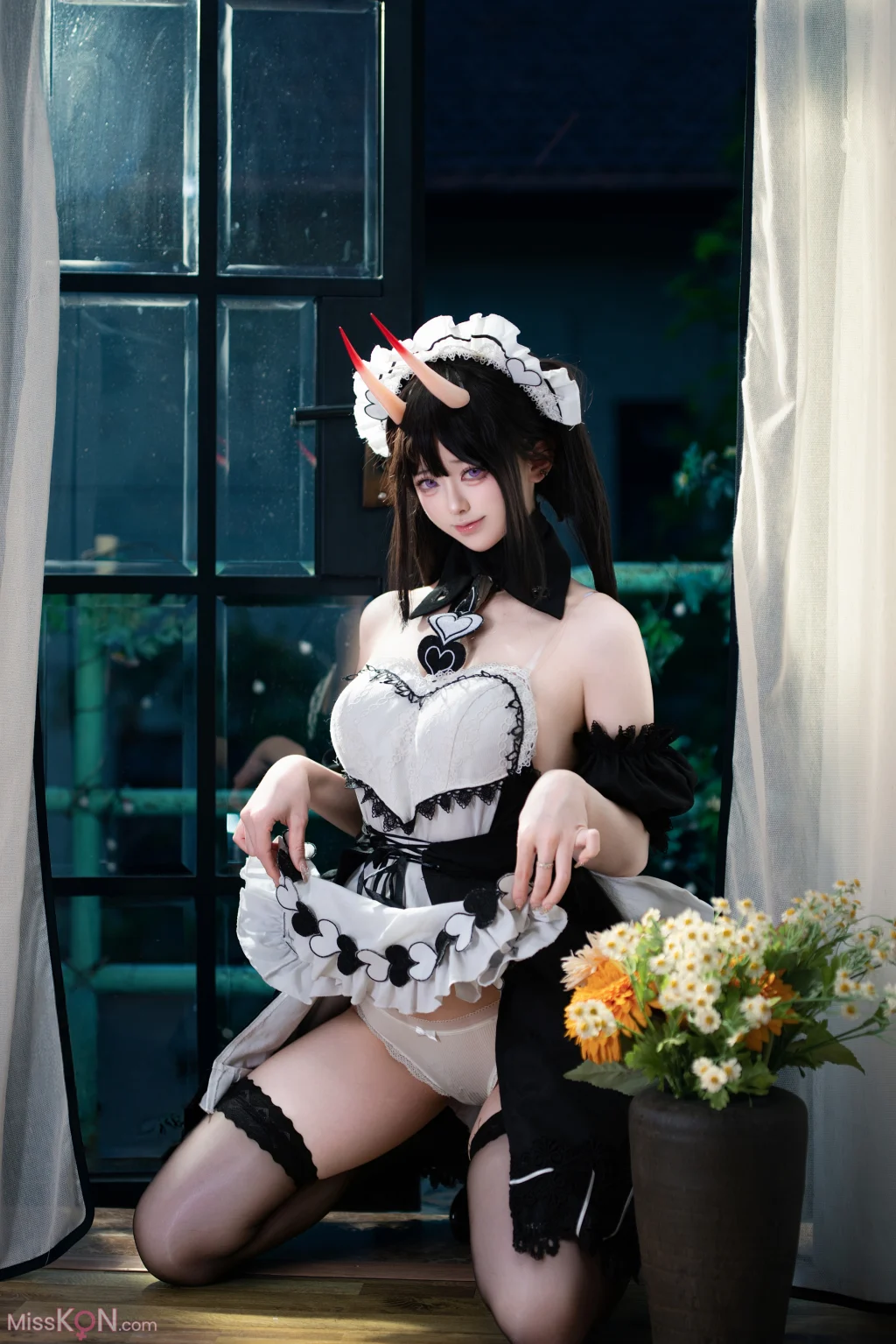 Coser@前野太太: 碧蓝航线 能代 女仆 22 Coser@前野太太: 碧蓝航线 能代 女仆
