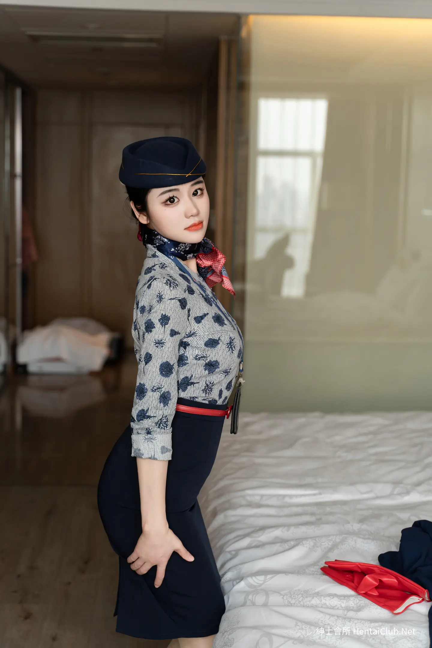 汐汐爱吃草莓 青花空姐制服 67 汐汐爱吃草莓 青花空姐制服