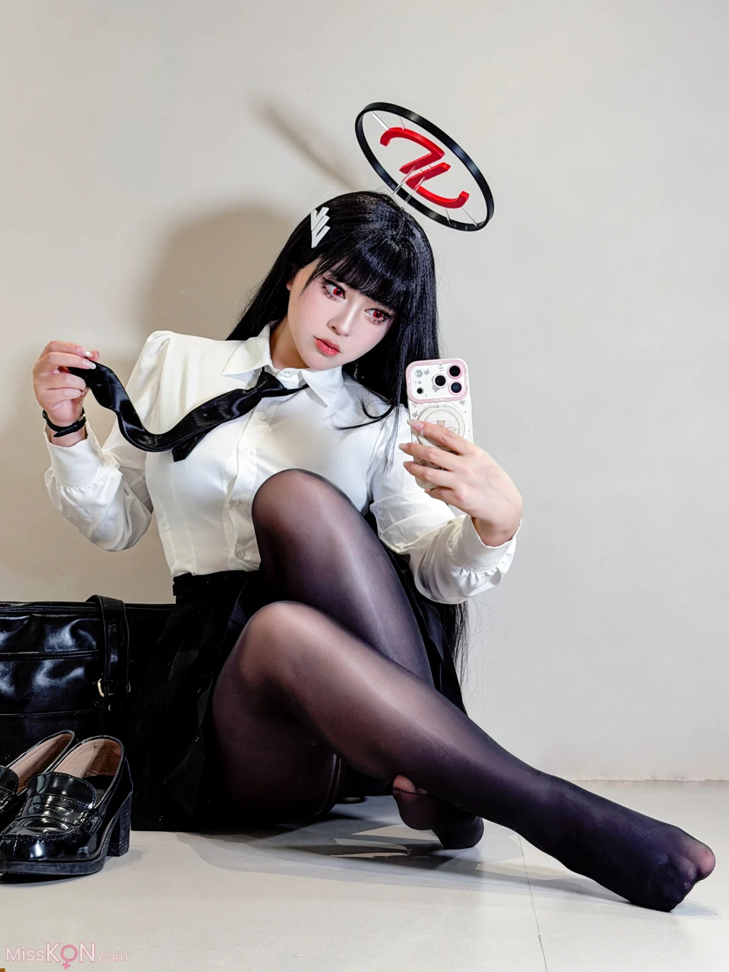 Coser@半半子: 蔚蓝档案 调月莉音 制服+竞泳 24 Coser@半半子: 蔚蓝档案 调月莉音 制服+竞泳
