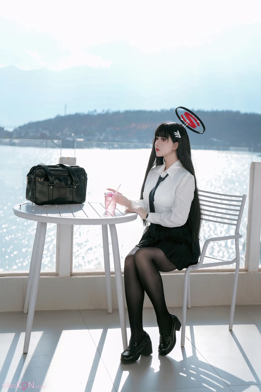 Coser@半半子: 蔚蓝档案 调月莉音 制服+竞泳 25 Coser@半半子: 蔚蓝档案 调月莉音 制服+竞泳