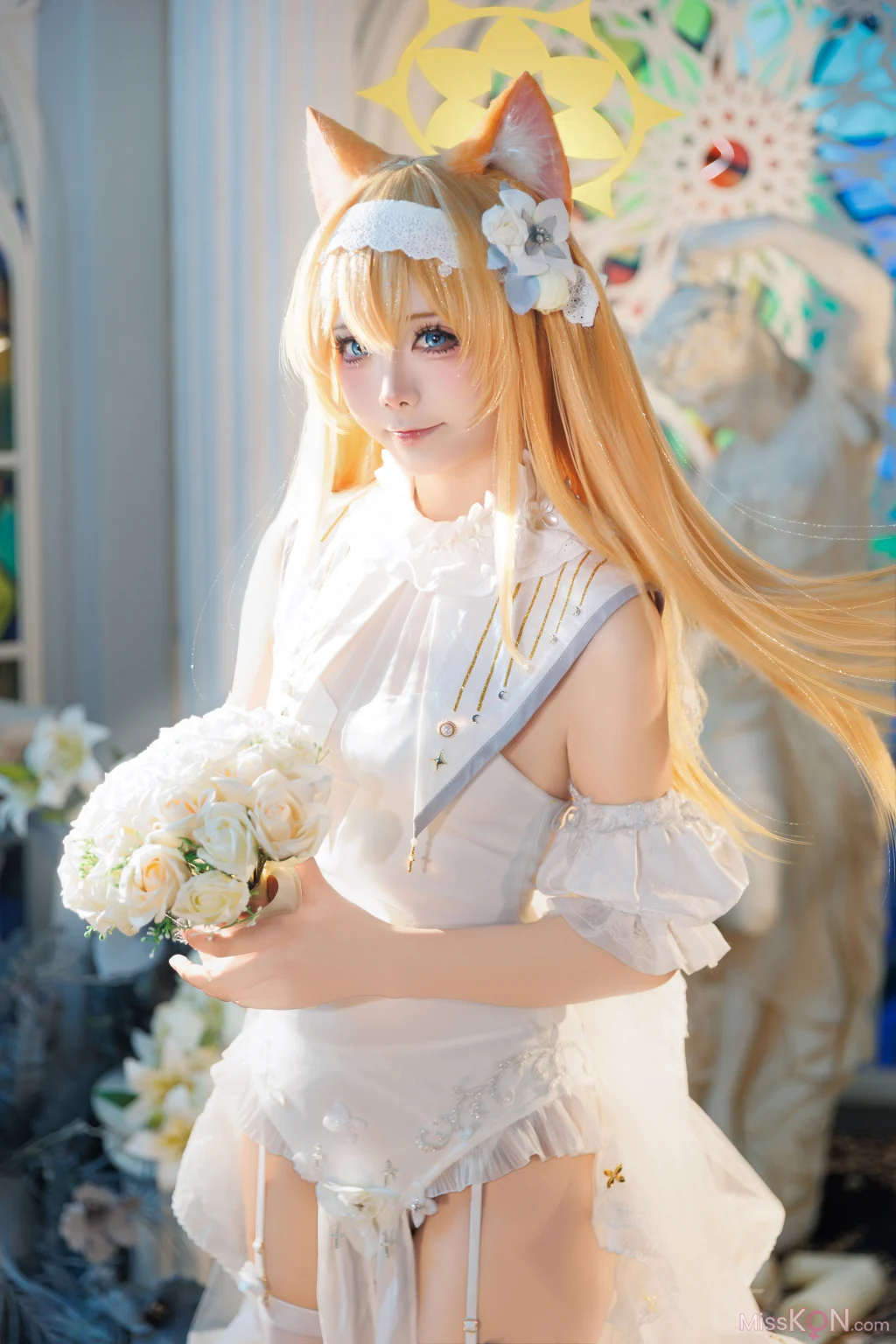 Coser@艾西aiwest: 蔚蓝档案 伊落玛丽花嫁 25 Coser@艾西aiwest: 蔚蓝档案 伊落玛丽花嫁